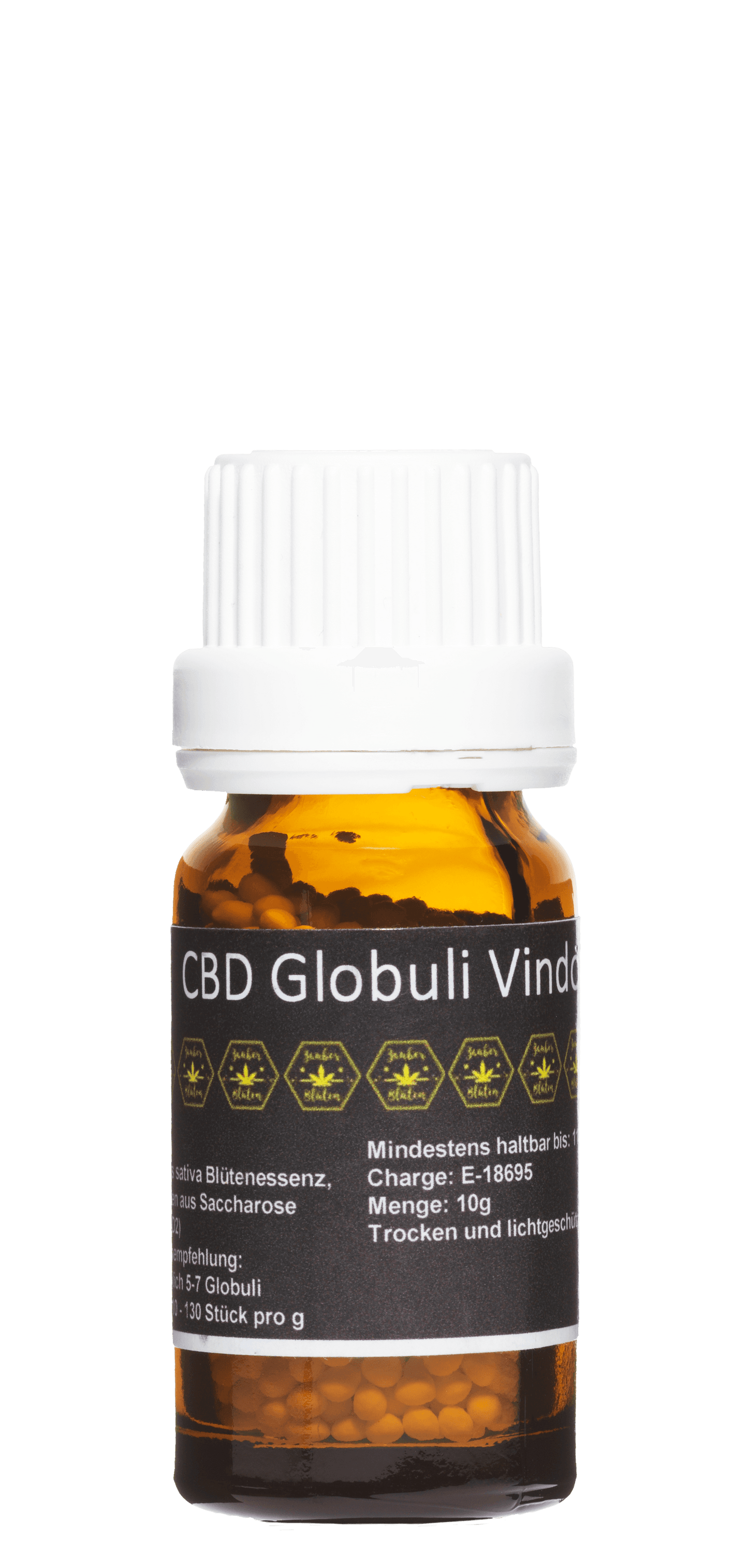 Hanf Globuli Vindonissa 10g – Nahrungsergänzung für Tiere, hergestellt aus Cannabis sativa Blütenessenz ohne THC, vergleichbar mit Potenz D2.