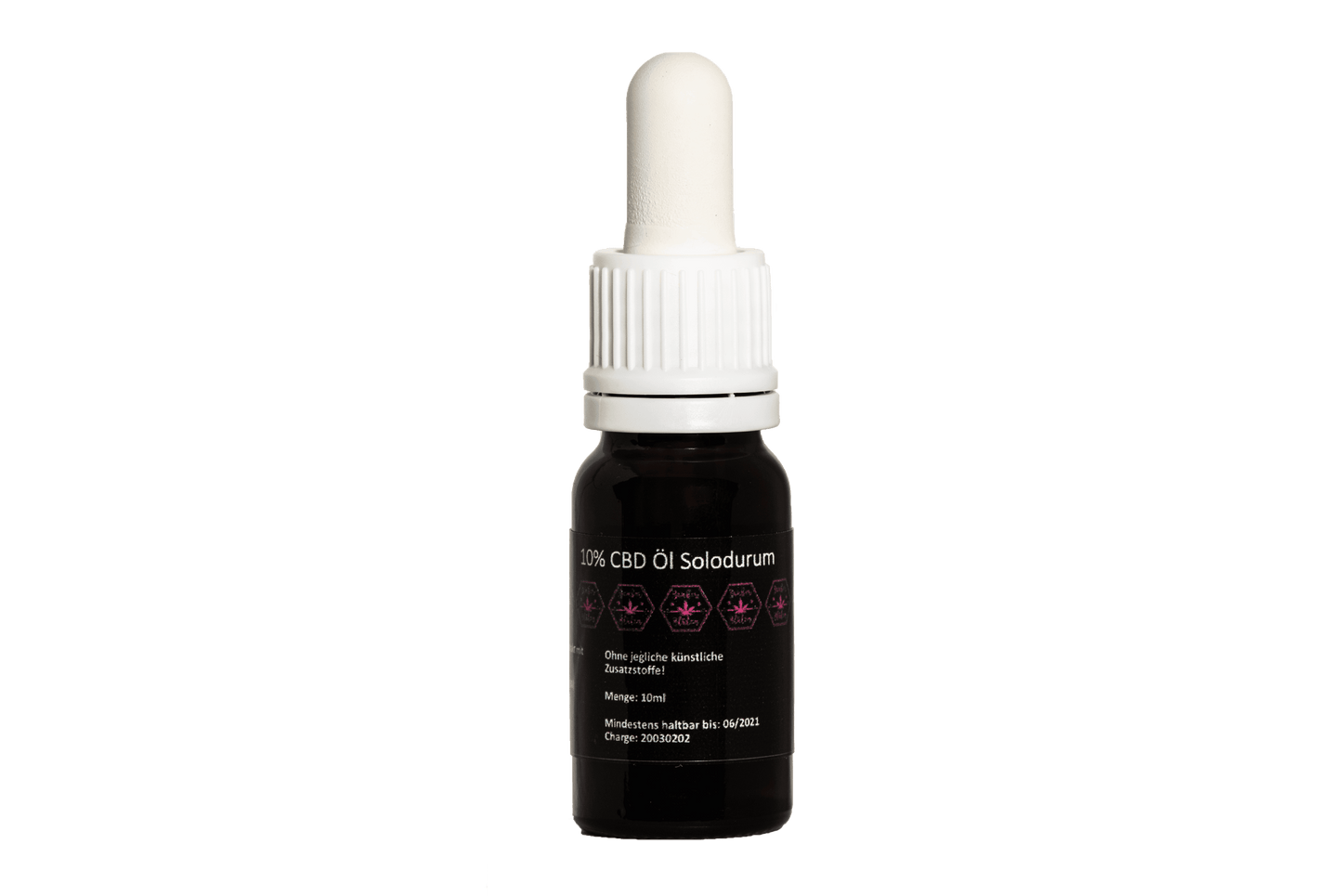 CBD Öl Solodurum 10% – Hochwertiges CBD Öl für Haustiere, hergestellt in der Schweiz aus biologischen Rohstoffen ohne Pestizide. Schonende Ultraschall-Extraktion für maximale Reinheit.
