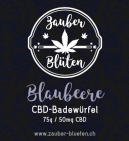 CBD - Badewürfel Blaubeere