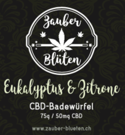 CBD - Badewürfel Eukalyptus & Zitrone