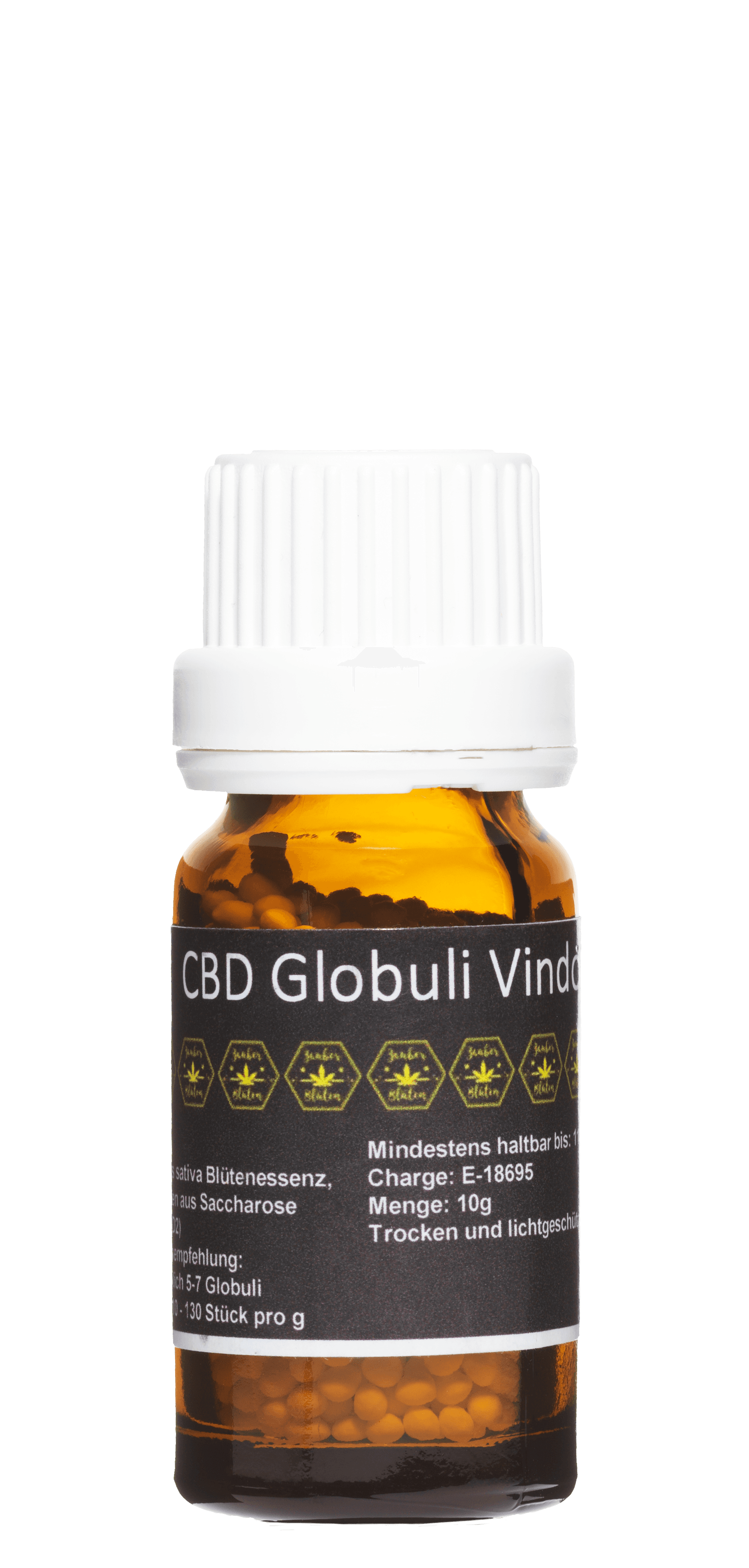 Hanf Globuli Vindonissa 10g – Nahrungsergänzung für Tiere, hergestellt aus Cannabis sativa Blütenessenz ohne THC, vergleichbar mit Potenz D2.